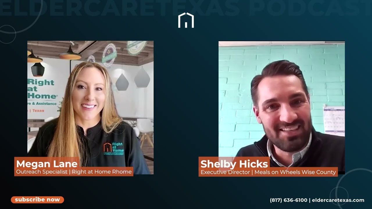 New ElderCareTexas Podcast episode 🎙️ Megan chats with Shelby Hicks of Meals on Wheels Wise County