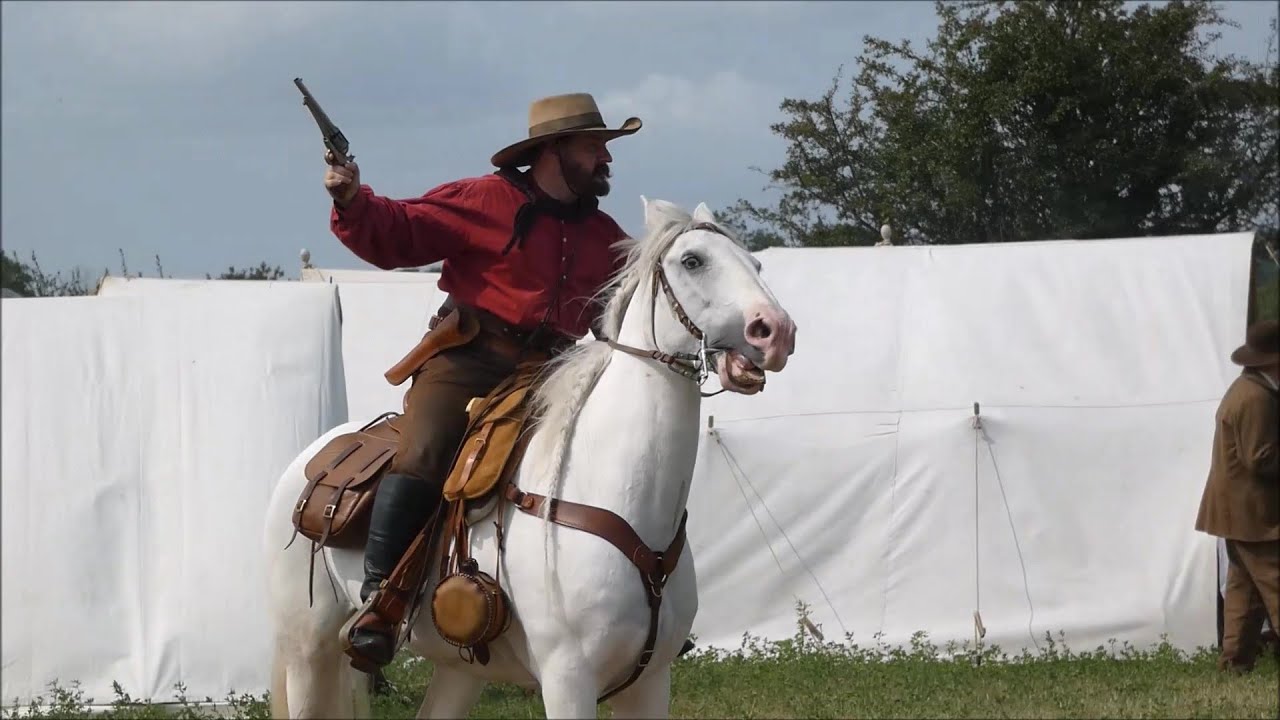 Noon Western Show by The Wyoming's Authentic Western Society at the White Horse Military Show 2024