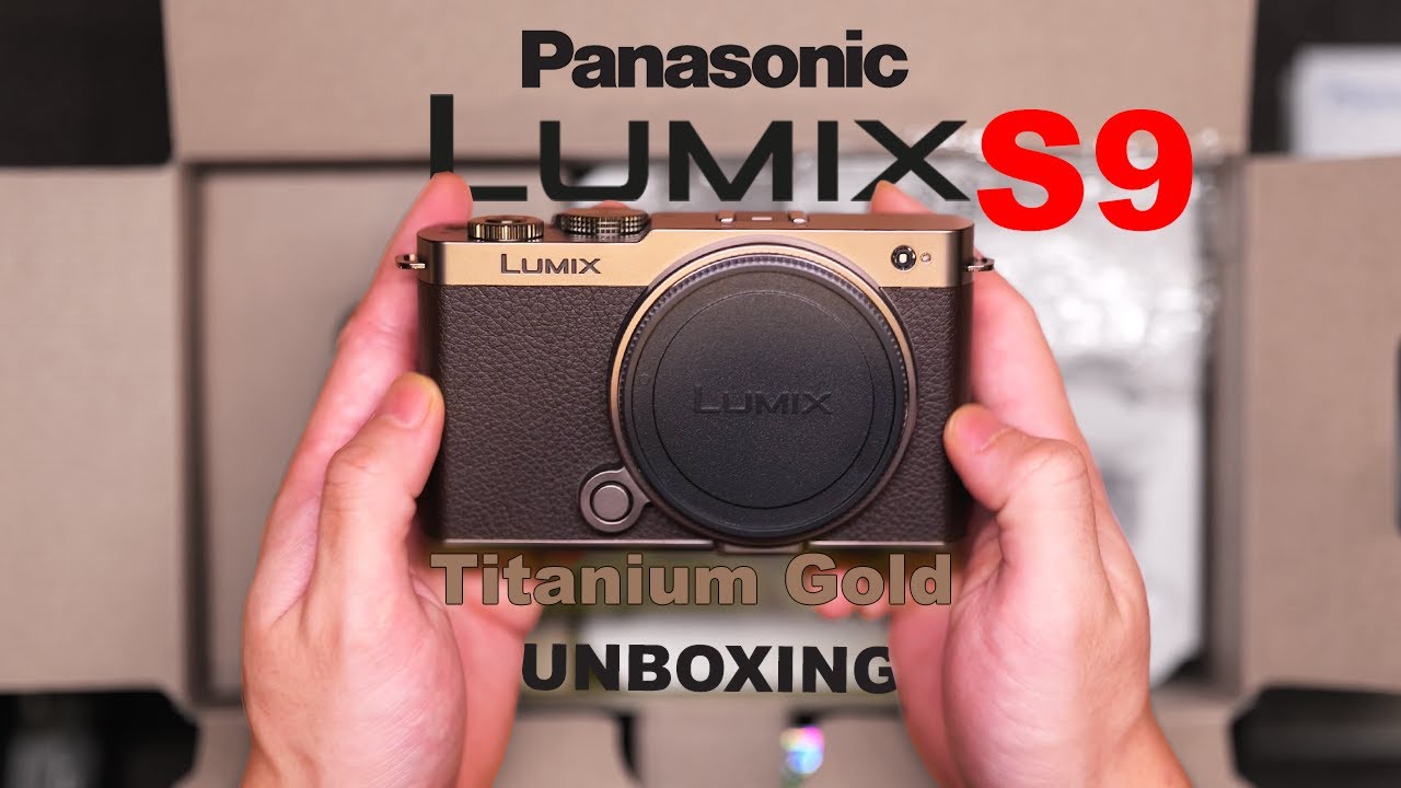 Unboxing the Panasonic Lumix S9 Titanium Gold | Calm Aesthetic Vibes ✨