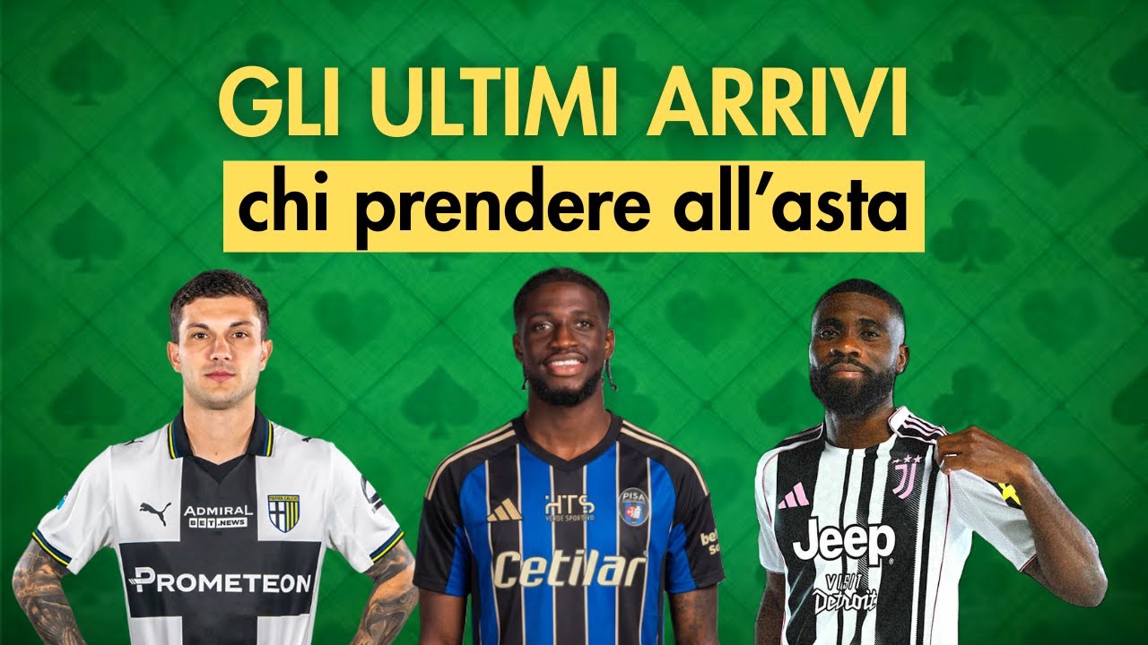ANALISI di TUTTI GLI ULTIMI ARRIVI dal CALCIOMERCATO - CONSIGLI per L'ASTA DI RIPARAZIONE
