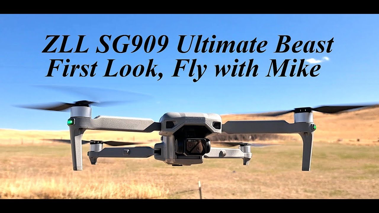 ZLL SG909 Drone The Ultimate Beast, First Look, Fly with Mike
