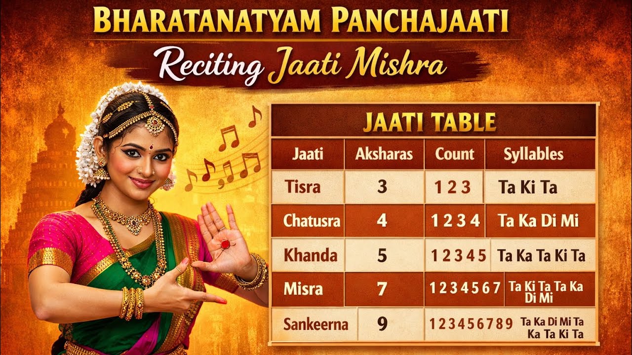 BHARATANATYAM PACHAJAATI PART- 2 | Mishra Jaati