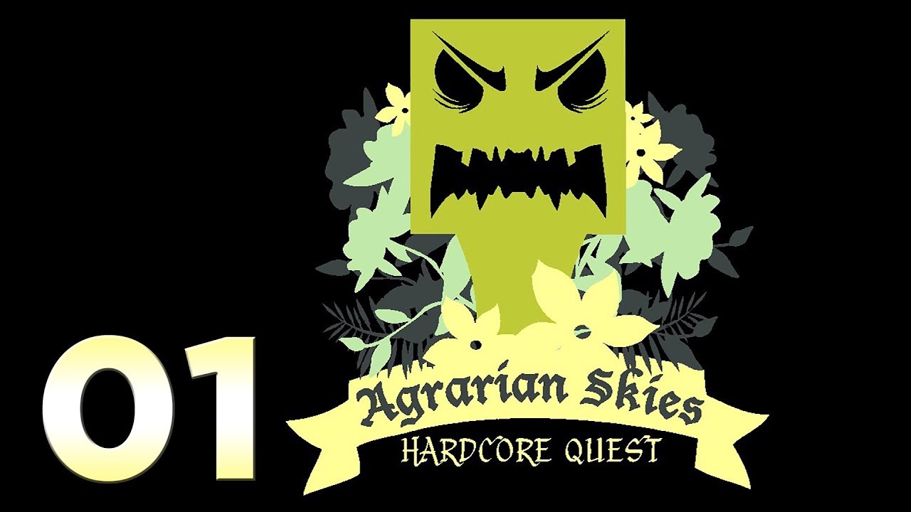All New Single Player - Minecraft FTB Agrarian Skies - Episode 01