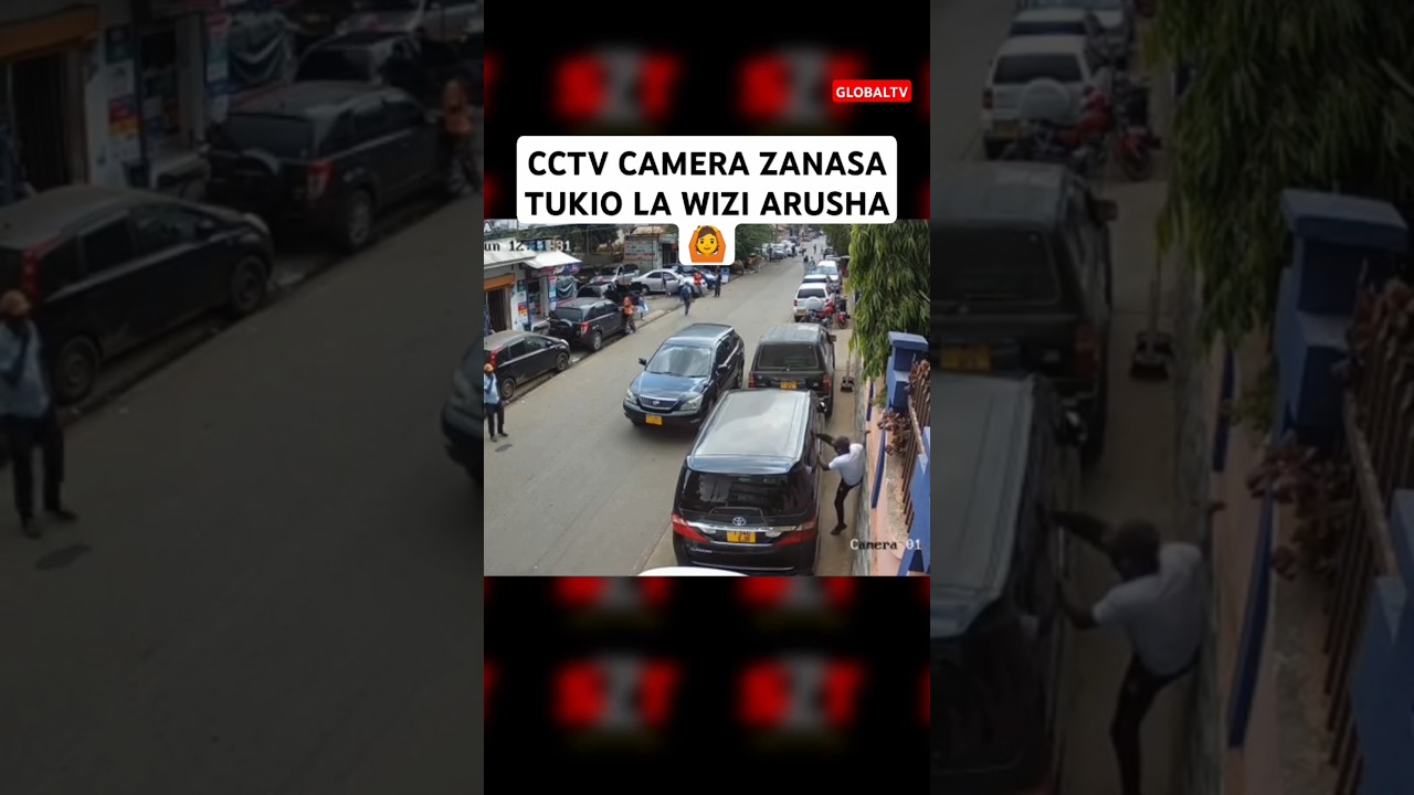 📸CCTV CAMERA ZANASA TUKIO LA WIZI KWENYE GARI ARUSHA🙆🔥📸 #music #globaltv #shortsvideo #breaking