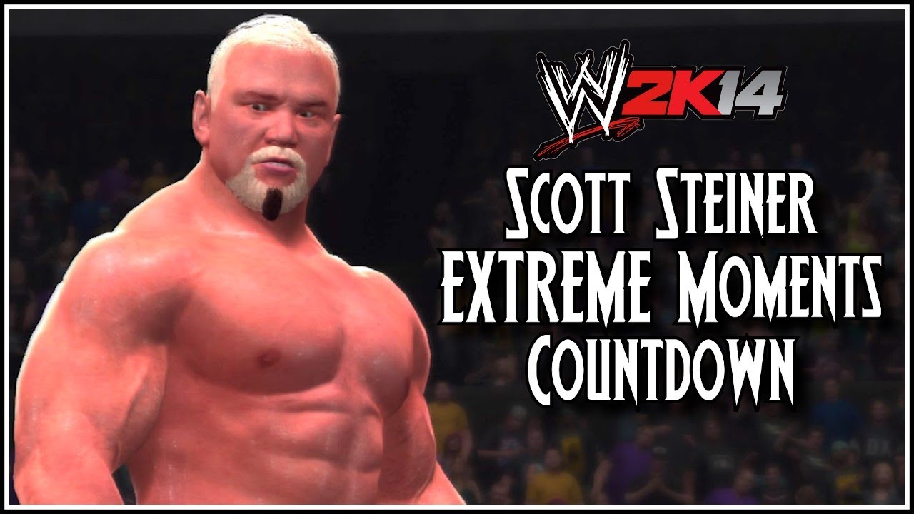 WWE 2K14 - Scott Steiner Extreme Moments Countdown (Top 5 Hardcore Spots)
