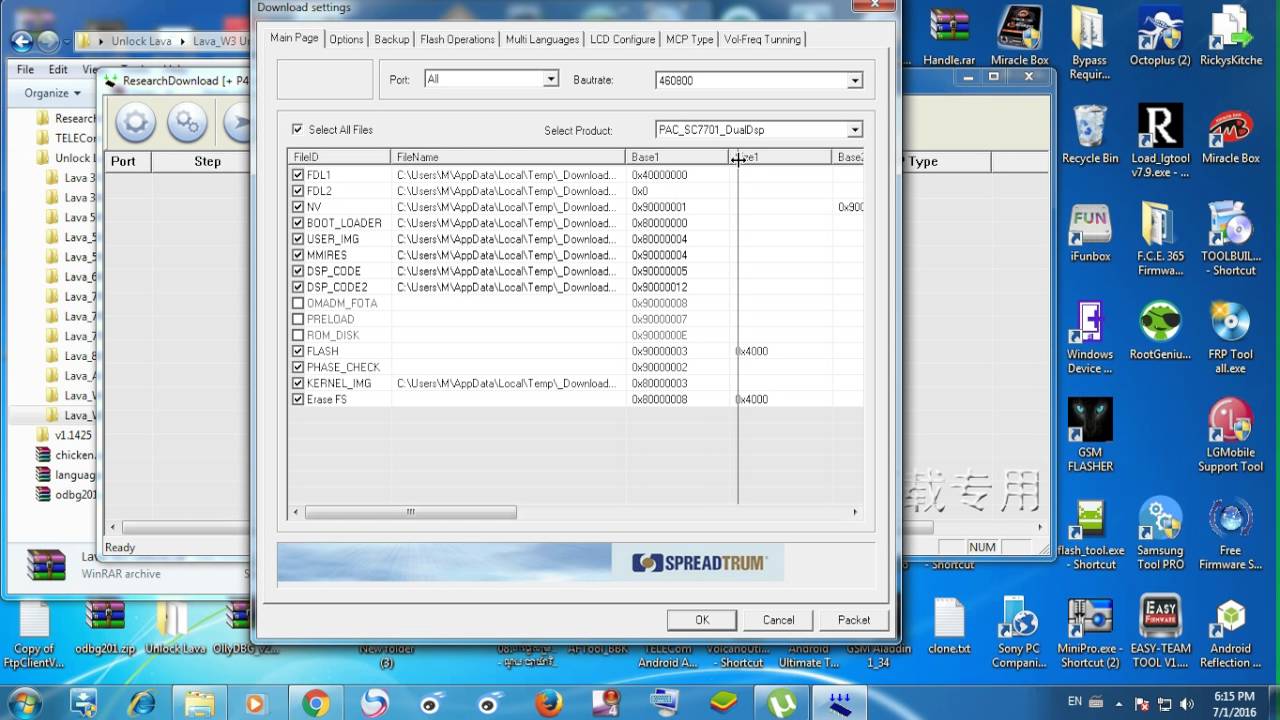 how to rename file pac cpu spd