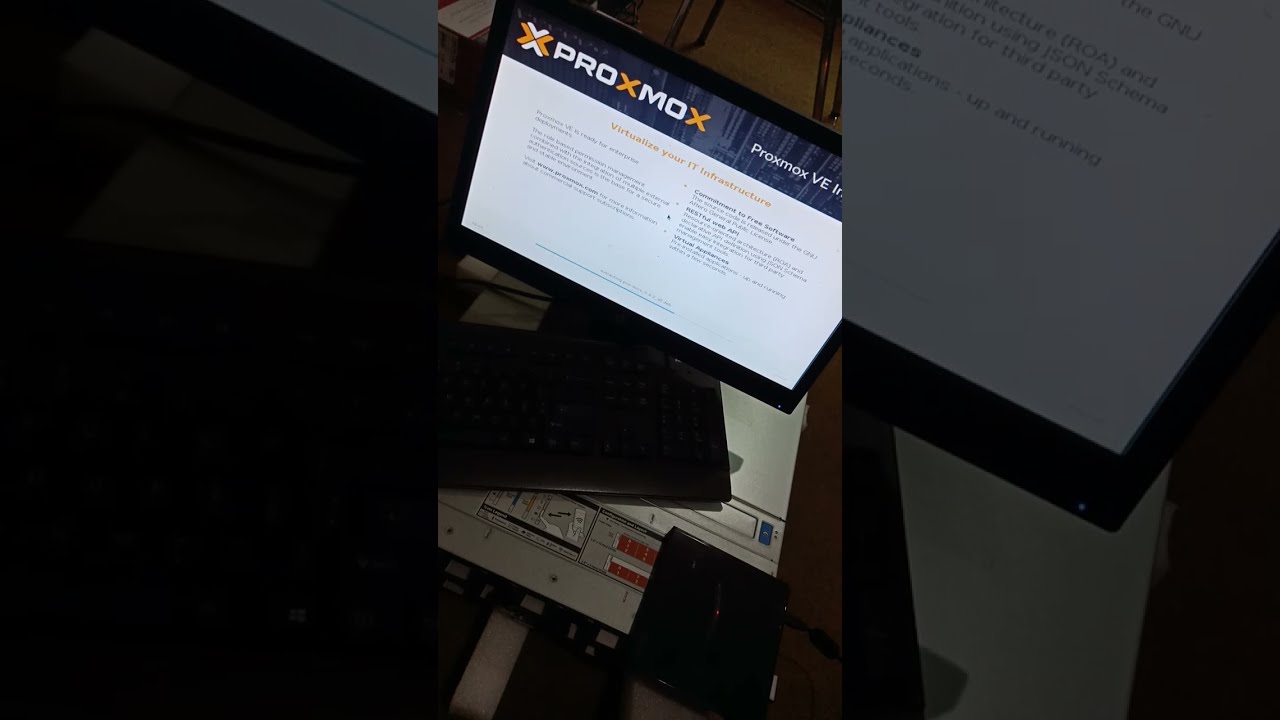 installation proxmox 7 pve on dell emc