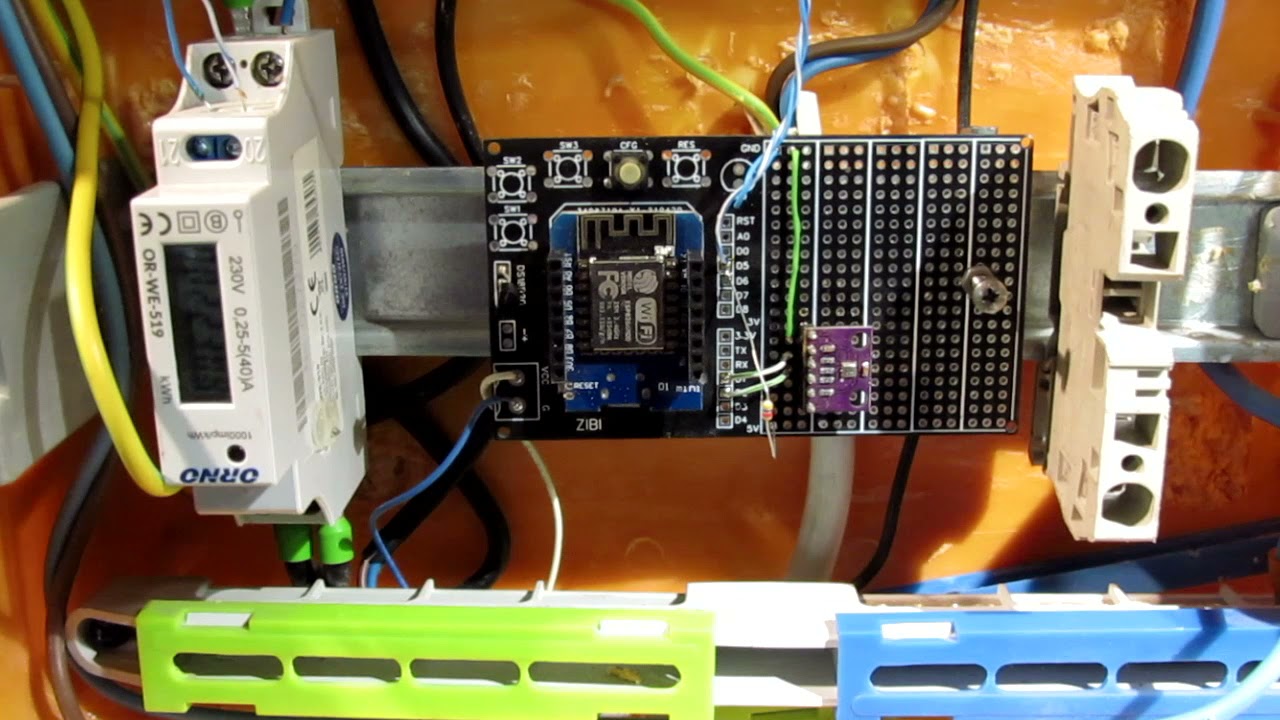 WeMos D1 mini WiFi ESP8266 szyna TH