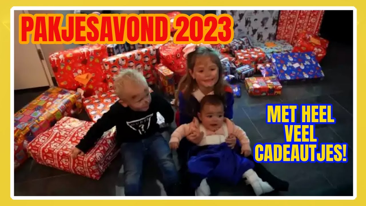 PAKJESAVOND 2023 MET MEGA VEEL CADEAUTJES!😱🎁  // VLOG #184