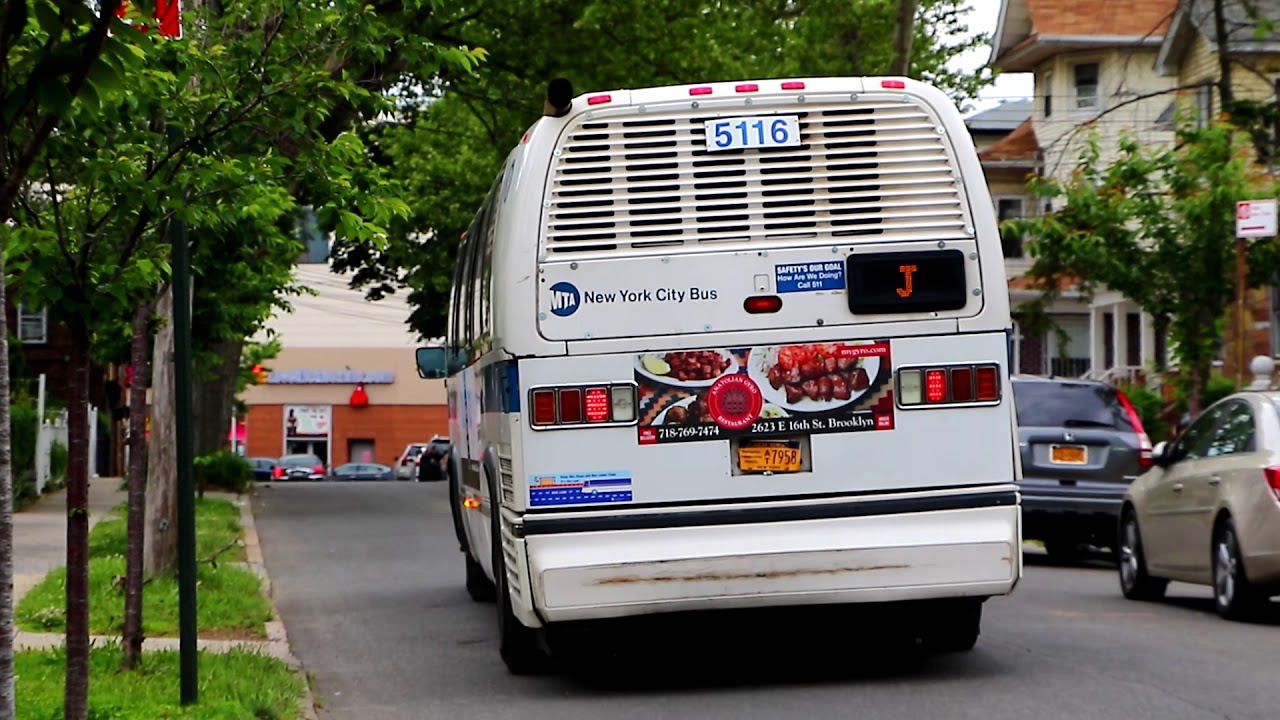 MTA New York City Bus 1999 Nova Bus RTS 06 5111 & 5116 On The J Train Subway Shuttle