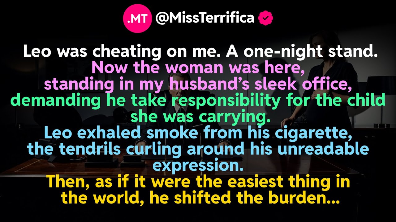 Leo was cheating on me. A one-night stand...