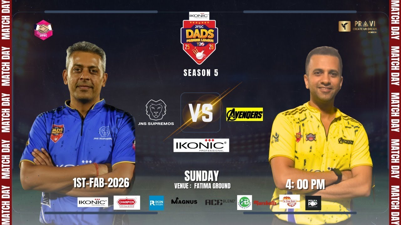 JNS SUPREMOS VS JBCN AVENGERS| JFSC DADS PREMIER LEAGUE SEASON 5
