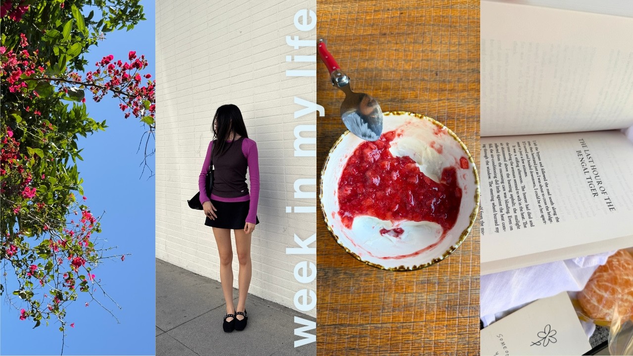 spend a week with me | sunny days, daily routine, feeling grateful