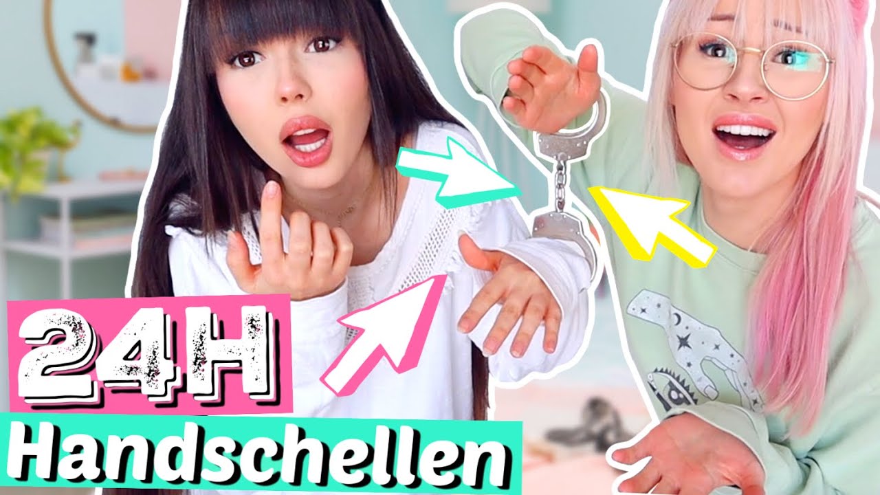 24 Stunden  HANDSCHELLEN gefesselt mit BFF 🔐| ViktoriaSarina