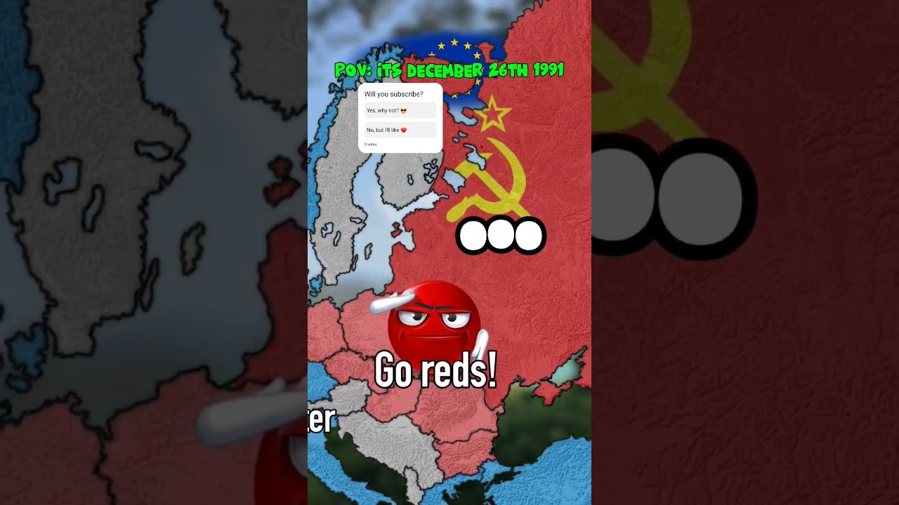 POV: Its December 26th 1991.. 🇪🇺👀 #mapping #geography #history #europe #coldwar #ussr
