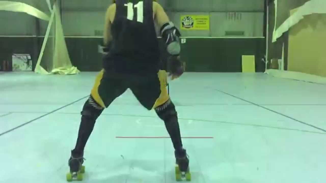 Roller Derby Inside Edge Fake and Slip with SauSarge Rolls #11