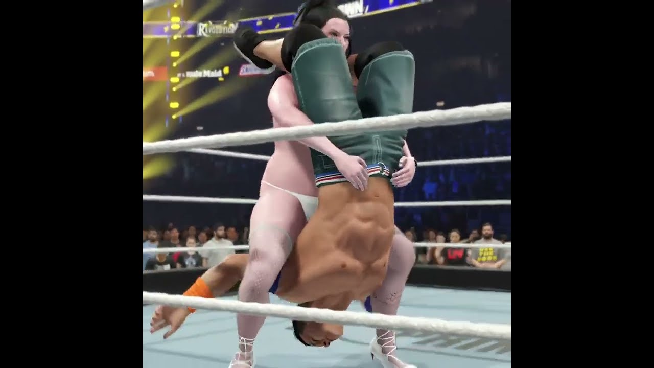 John Cena VS Ronda Rousey Intense FIght In Fastlane WWE #trending #viral #wwe #viralvideo