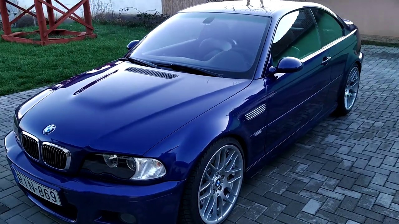 SanMarino Blue BMW E46 M3 SMG Coupe walkaround