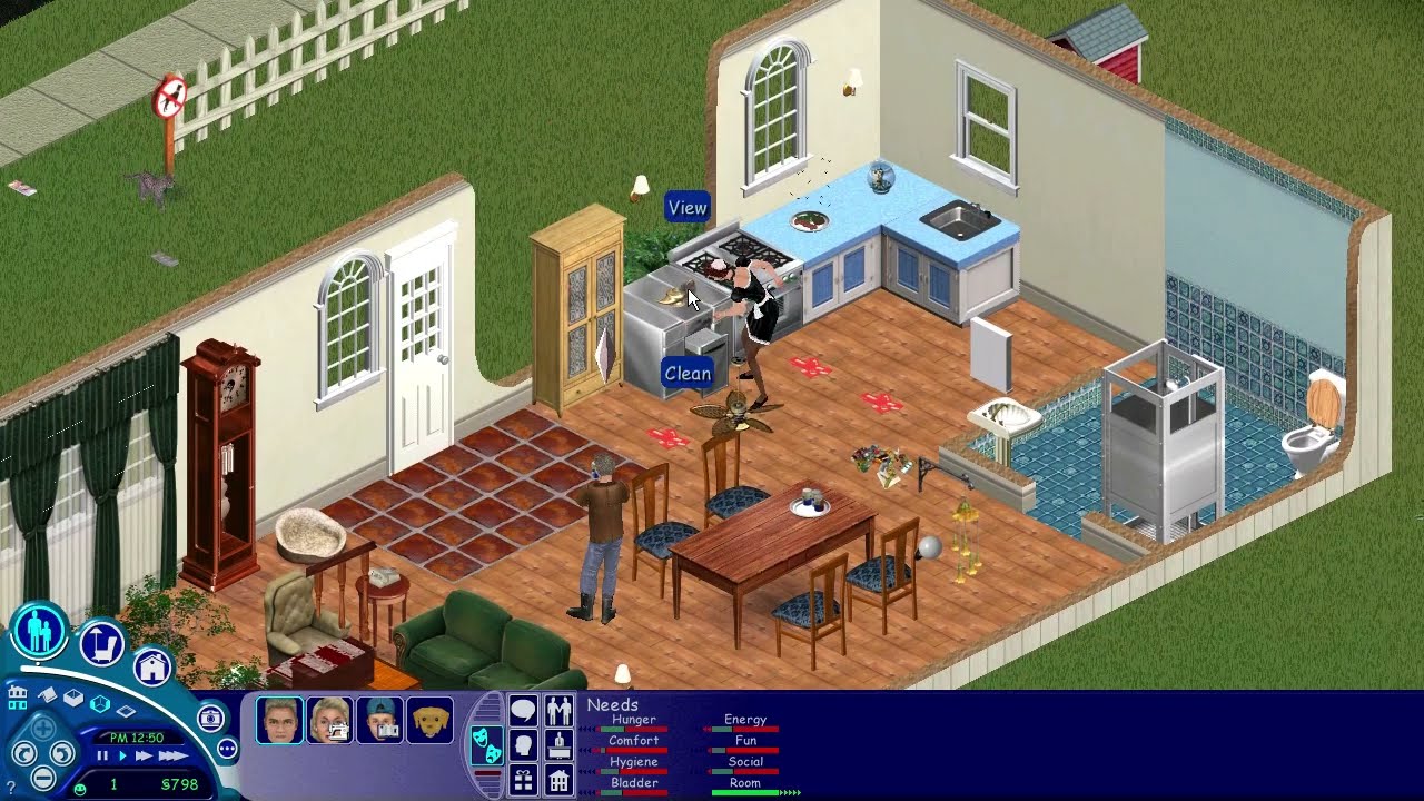 The Sims 1 Gameplay (No Commentary) - Burbin' with the Burbs