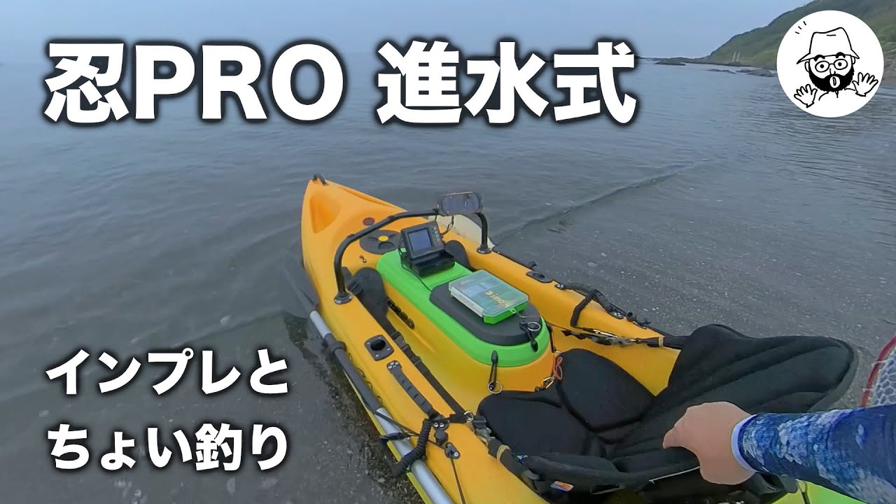 忍PRO 進水式で、ちょい釣り