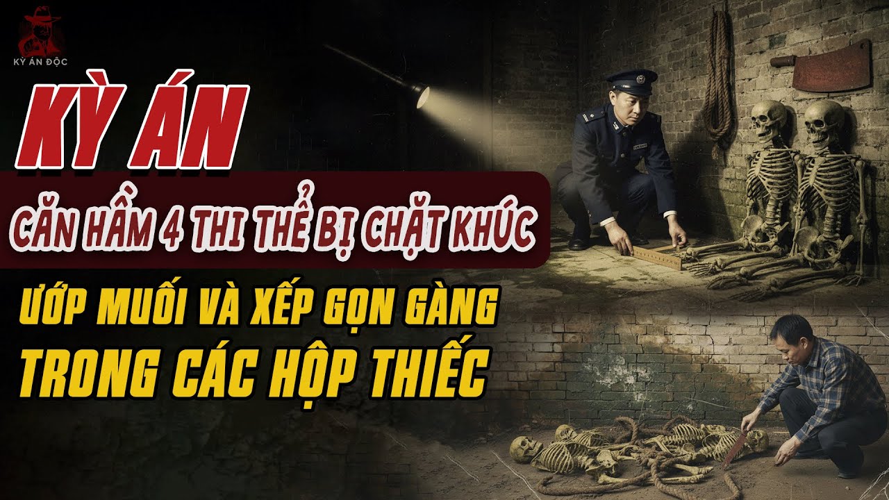 🚨Kỳ Án Trung Quốc: Căn Hầm 4 Thi Thể Bị Chặt Khúc, Ướp Muối Và Xếp Gọn Gàng Trong Các Hộp Thiếc