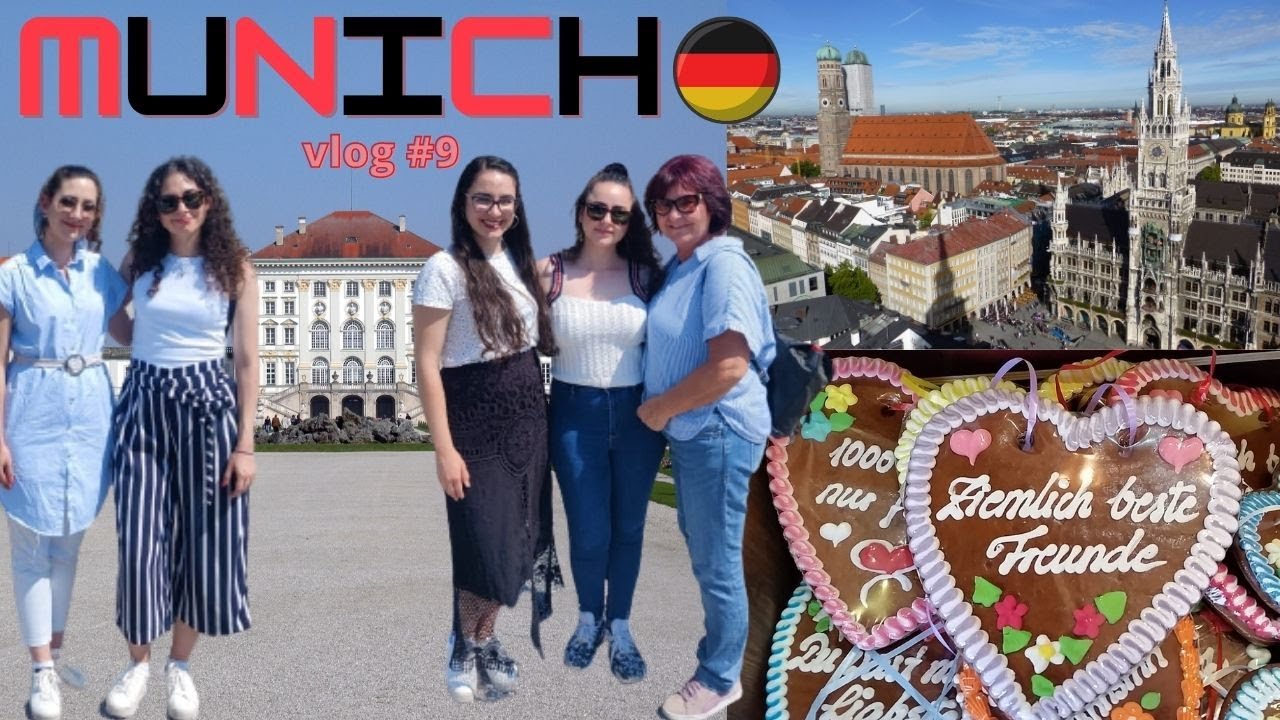 Best places to visit in Munich. Vlog #9 (Marienplatz, University, Nymphenburg Palace)