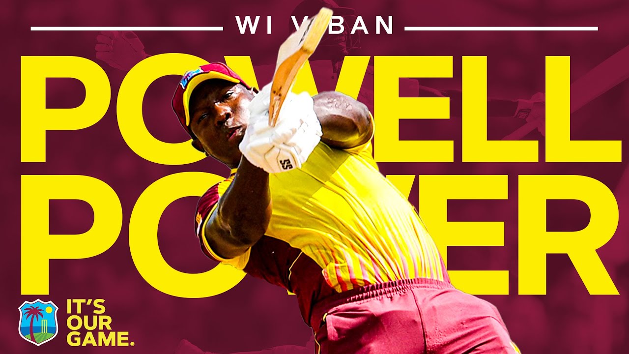 Rovman Powell POWER HITTING! | 61 Off 28 Balls | West Indies v Bangladesh 2022
