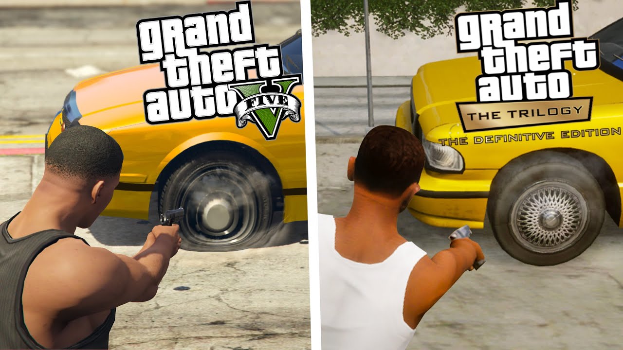CONFRONTO GTA 5 VS GTA SAN ANDREAS REMASTERED!