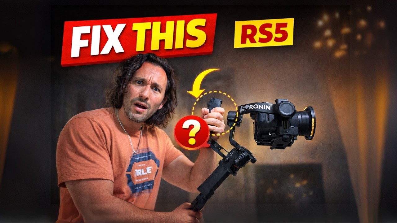 DJI RS5 Gimbal Setup & Balancing Guide (Fix This Mistake!)