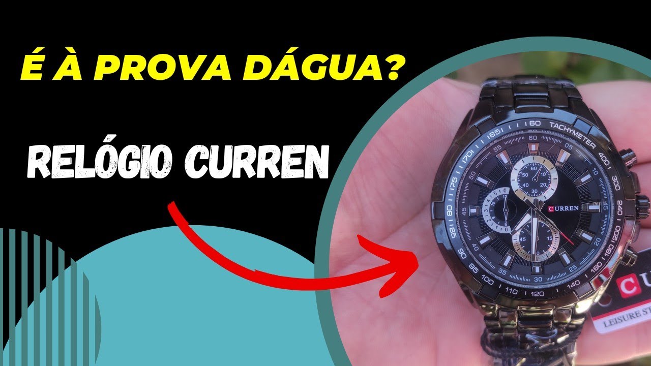 REL&Oacute;GIO CURREN &Eacute; &Agrave; PROVA D&Aacute;GUA?