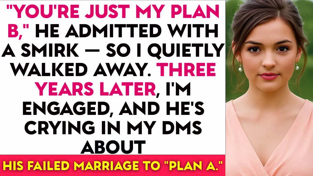 'You're Just My Plan B,' He Admitted With a Smirk — So I Quietly Walked Away. Three Years Later...