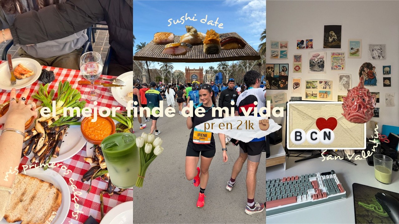 mi video favorito: media maratón, comida y gente creativa | vlog