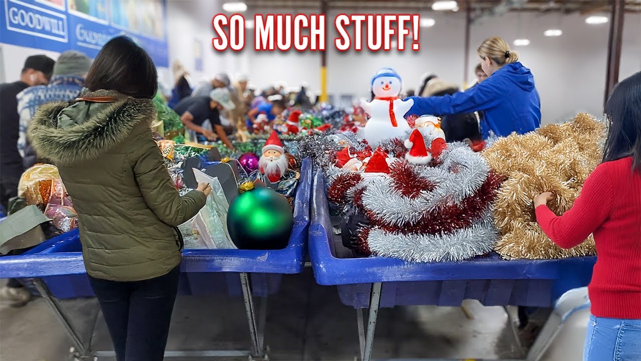 I WAS BLOWN AWAY WHEN THE BINS CAME OUT OVERFLOWING WITH CHRISTMAS!