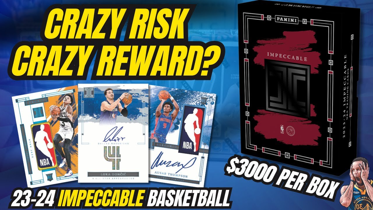 😱🔥I HIT ACTUAL GOLD! 😱🔥 2023-24 Panini Impeccable Basketball Hobby Box Review