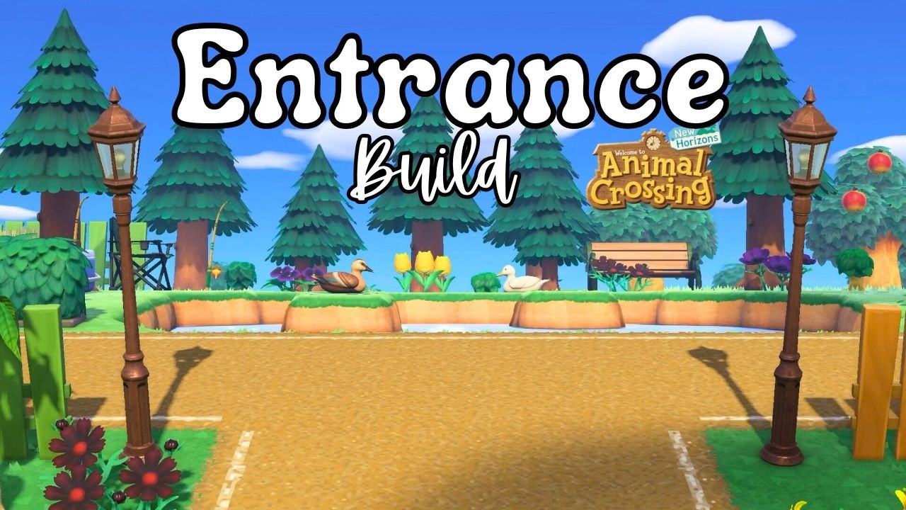 Building the entrance for coffeecake | ACNH | Speed Build | Ep #3