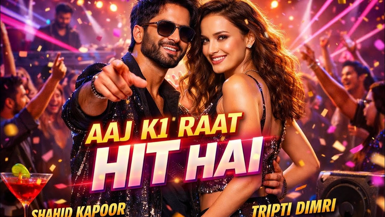 Aaj ki Raat | O'ROMEO Movie Song | Shahid Kapoor, Tripti Dimri, Tamannaah Bhatia!