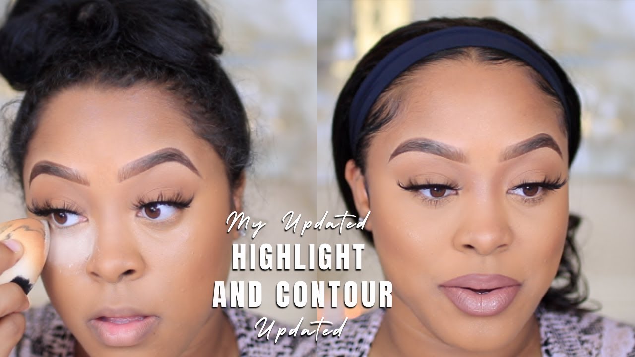 MY UPDATED HIGHLIGHT AND CONTOUR ROUTINE FT ARABELLA HAIR
