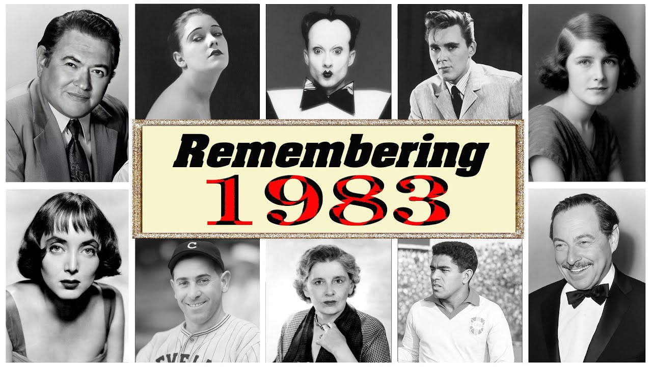 Obituaries 1983: 39 Beloved Celebrities Who Passed Away in 1983