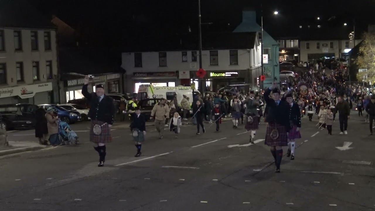Guy Fawkes Torchlight parade Kilkeel 8-11-25 HD