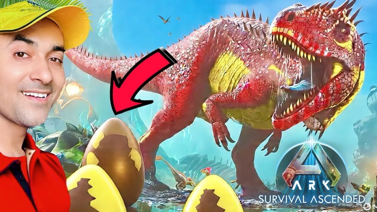 OMG!😱BREEDING THE STRONGEST CARCHARODONTOSAURUS IN ARK SURVIVAL ASCENDED