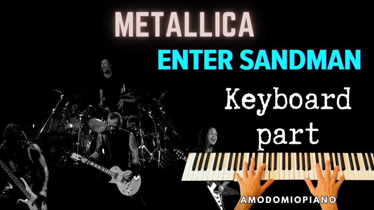 Enter Sandman\\Metallica\\Keyboard Cover #metallica #keyboardcover #cover #keyboard