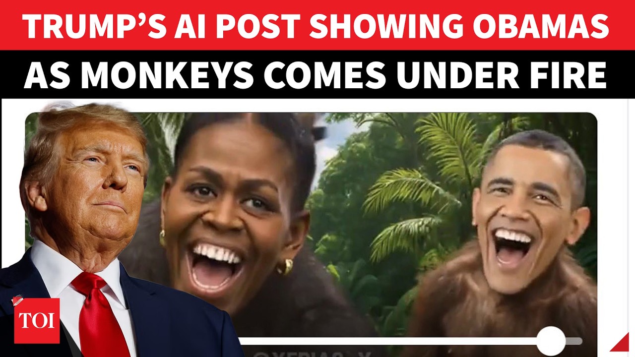 ‘DISGUSTING’: Trump’s AI Video Of Obamas As Monkeys Kicks Off Storm; Dems Seethe At ‘RACISM’