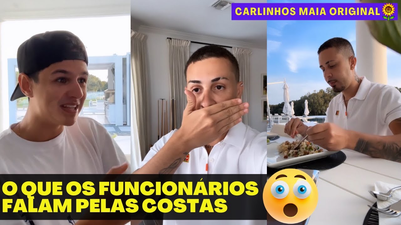 COMIDA GOSTOSA | ELE TEM PROBLEMA E NÃO ESCUTA, COMO CONVERSAR COM ELE 😲😲 | CARLINHOS MAIA 🌻