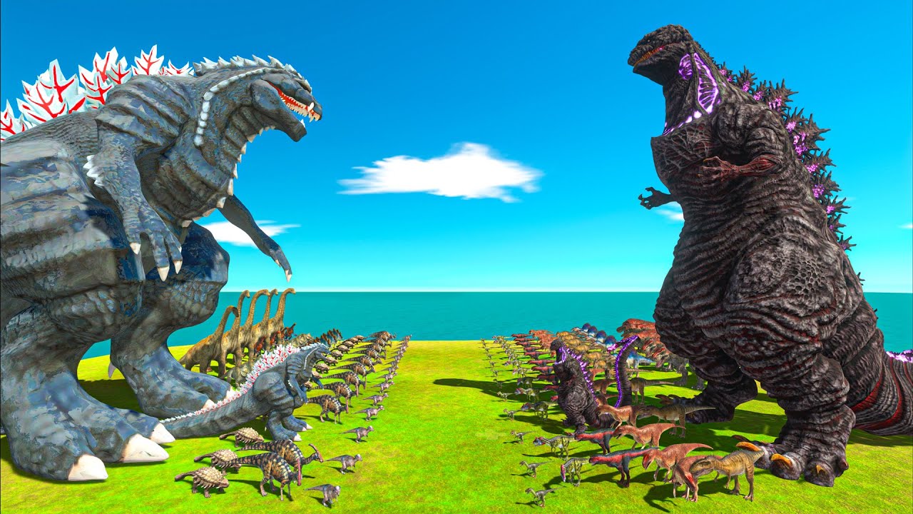 Godzilla Ultima vs. Shin Godzilla, Herbivores Dinosaurs vs. Carnivorous Dinosaurs - ARBS