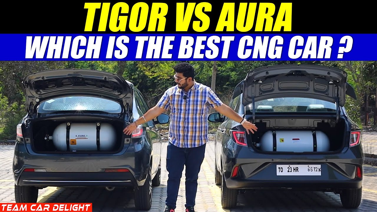 Konsi hai Sabse Best CNG Car - Tata Tigor Vs Hyundai Aura Comparison