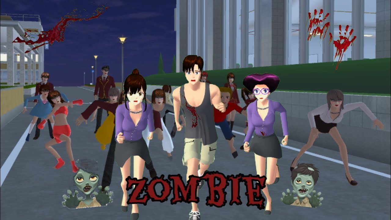 ZOMBIE NEW SHORTFILM  || SAKURA SCHOOL SIMULATOR
