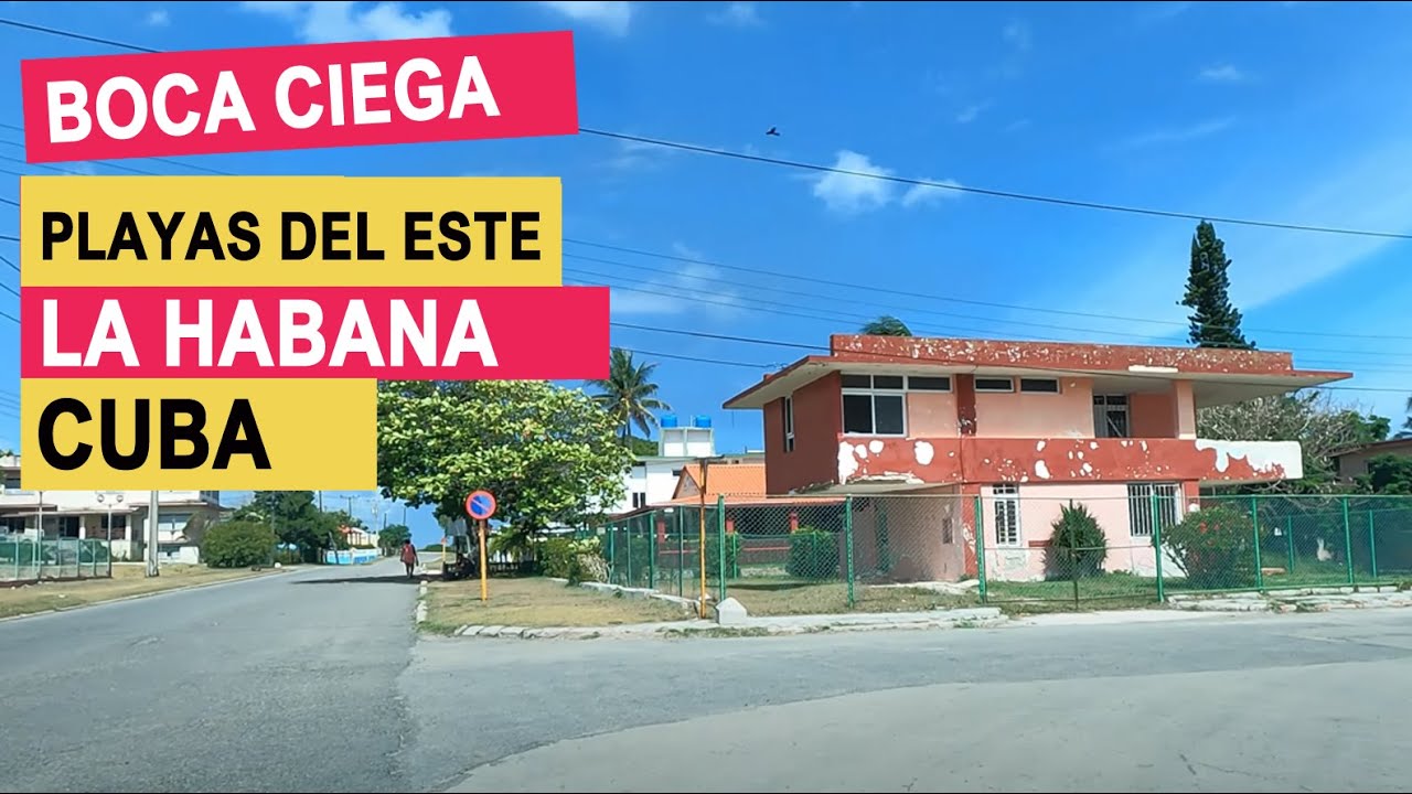 Manejando por la Playa Boca Ciega Habana del Este Cuba