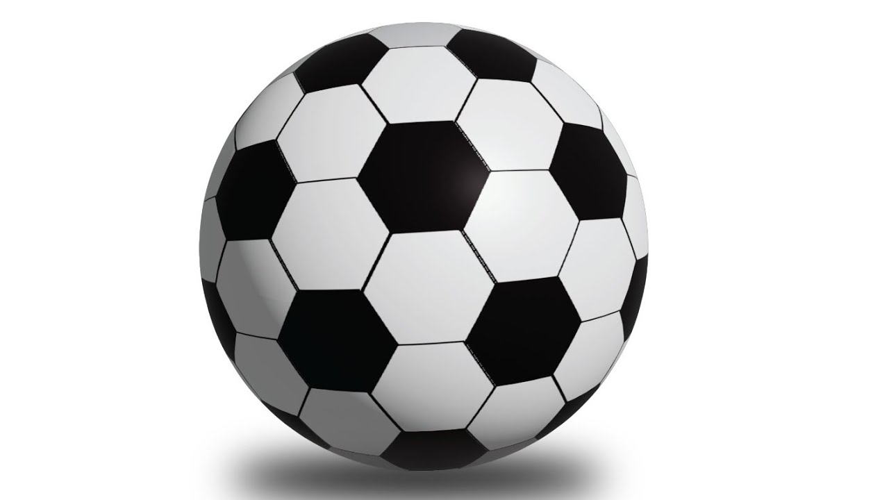 3d Football in illustrator.  ‎⁨@Designsbymehru⁩  
