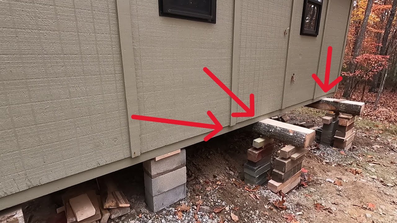 Cabin Remodeling Project: The Big Lift! Raising my cabin off the ground for foundation repairs.