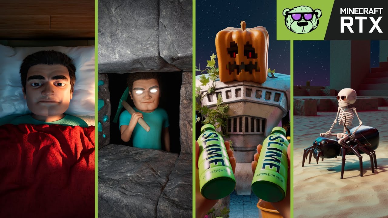 Minecraft RTX: Best of~ Realistic Minecraft Animations